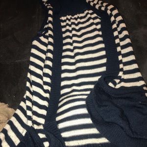 Blue tank cardigan